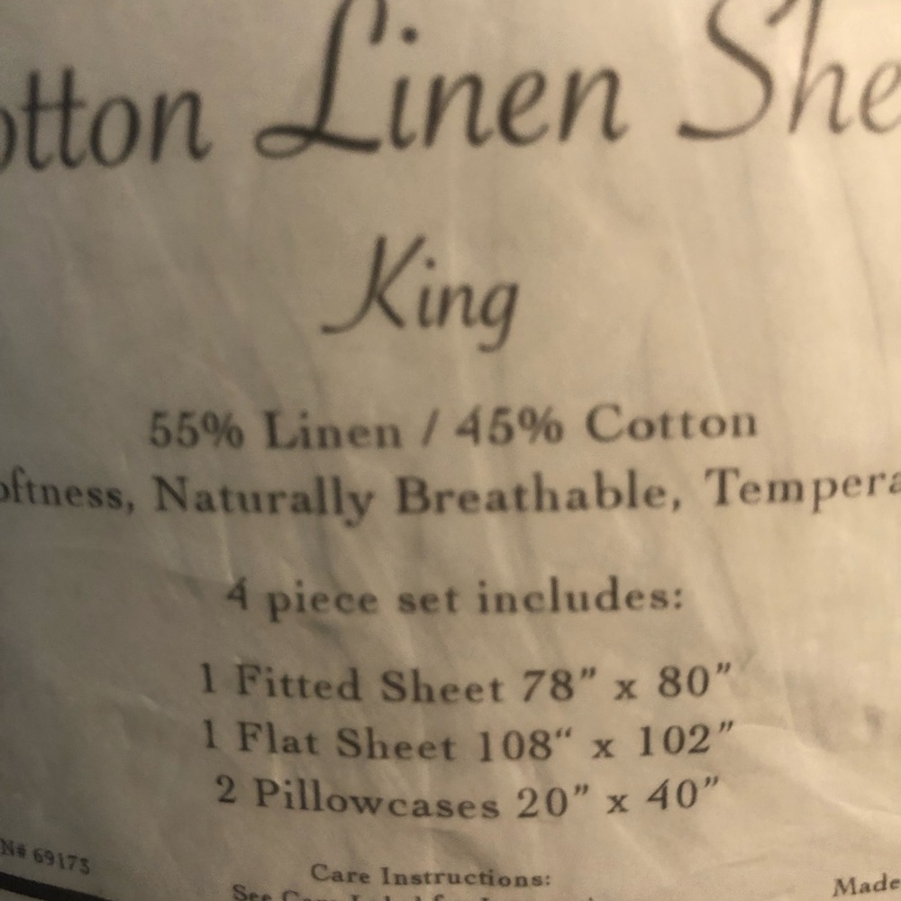 Linen sheets - Picture 3 of 4